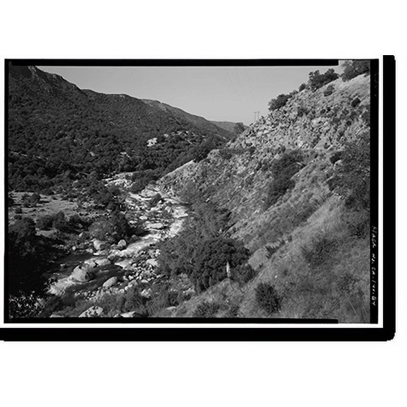 Historic Print, Generals Highway, Three Rivers vicinity, Tulare County, CA - 81, 16" x 20"