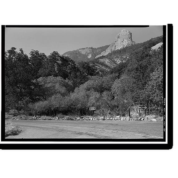 Historic Print, Generals Highway, Three Rivers vicinity, Tulare County, CA - 87, 16" x 20"