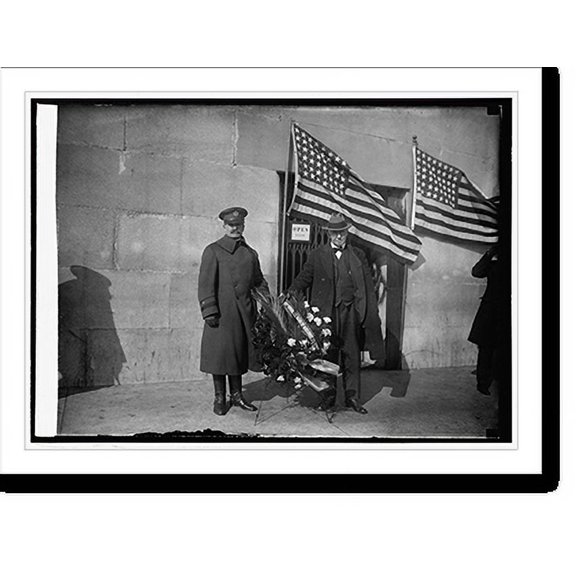 Historic Print, Genl. A.A. Frees[?] 2/22/24, 16" x 20"