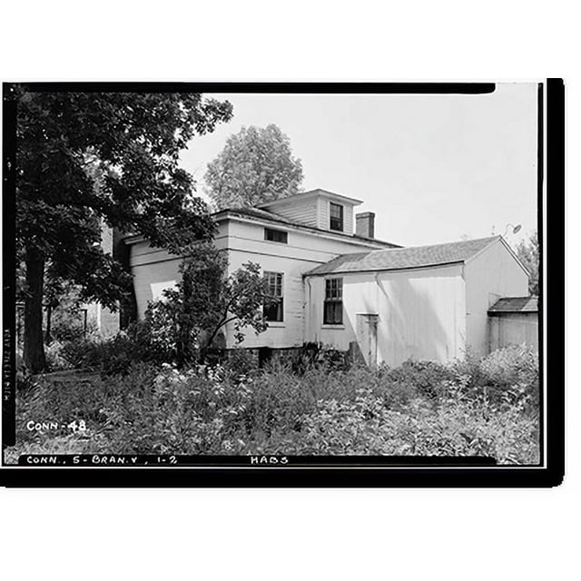 Historic Print, Baldwin House, State Route 80, North Branford