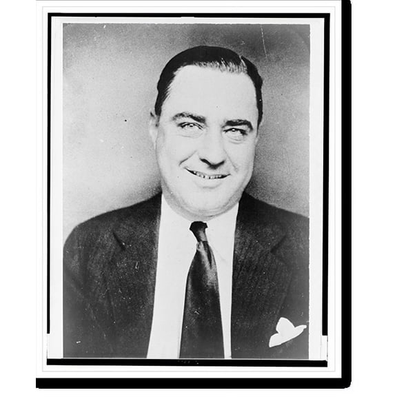 Historic Print, [George Machine Gun" Kelly, head-and-shoulders portrait, facing front]", 18" x 24"
