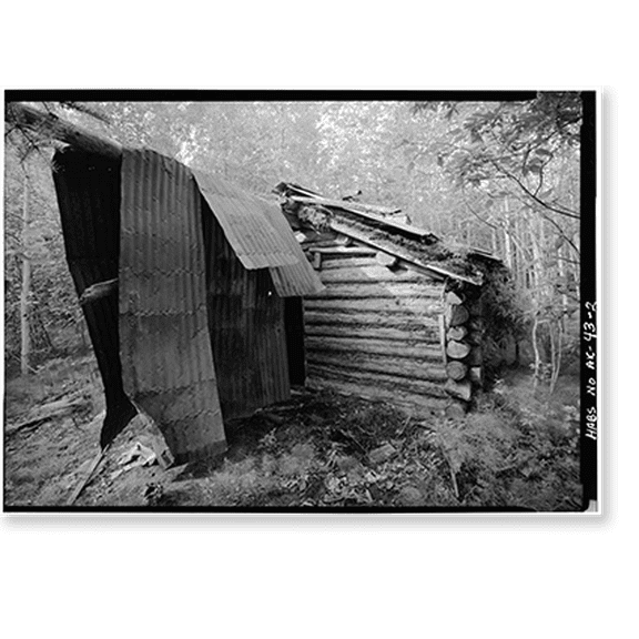 Historic Print, George McGregor Cabin, Yukon River near Coal Creek, Circle vicinity, Yukon-Koyukuk Census Area, AK - 2, 18" x 24"