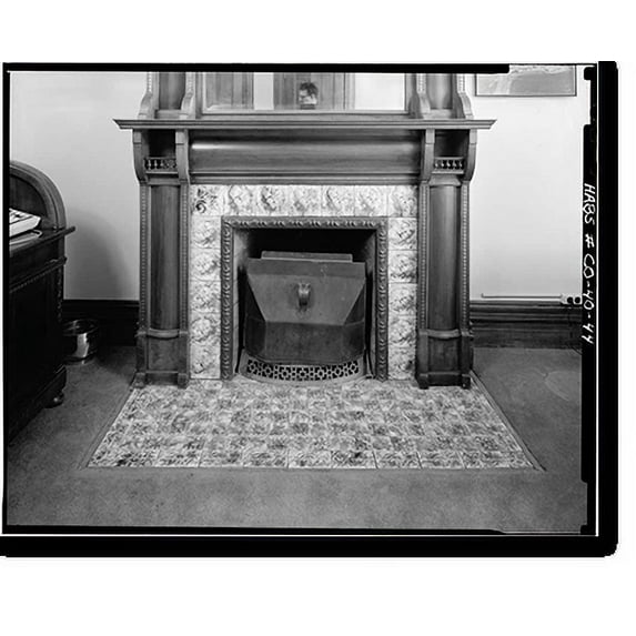 Historic Print, George Schleier Mansion, 1665 Grant Street, Denver, Denver County, CO - 44, 16" x 20"