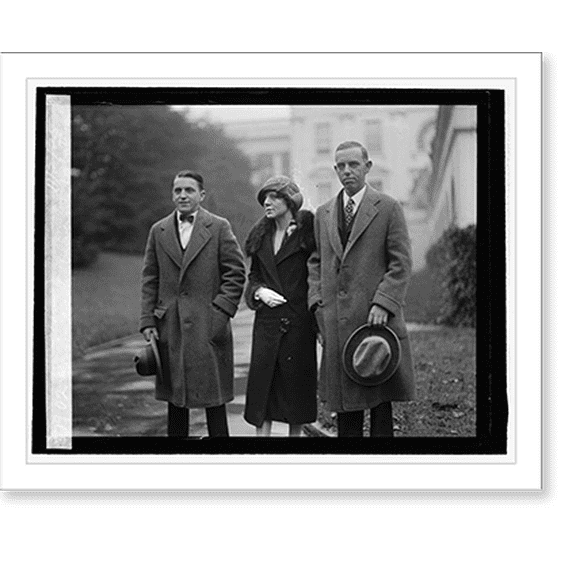 Historic Print, George Wash. University Debating Team, 11/2/25, 18" x 24"