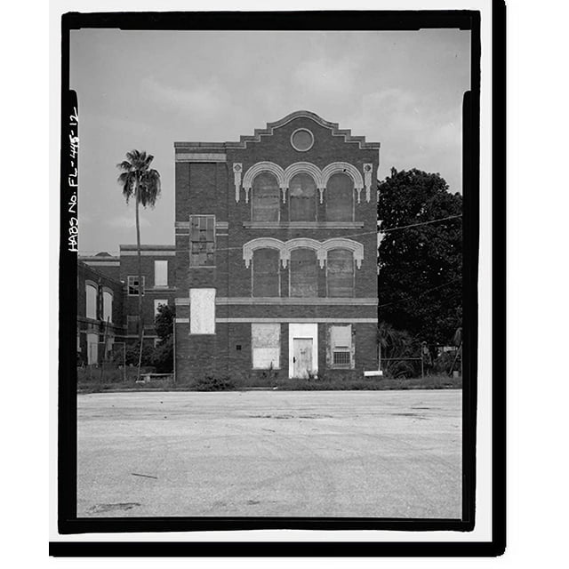 Historic Print, Washington Junior High School, 707 Columbus