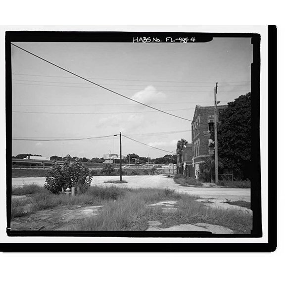Historic Print, George Washington Junior High School, 707 Columbus Drive, Tampa, Hillsborough County, FL - 4, 18" x 24"