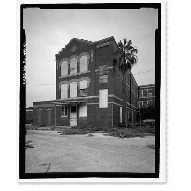 Historic Print, Washington Junior High School, 707 Columbus