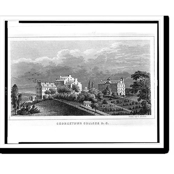 Historic Print, Georgetown College D.C., 16" x 20"