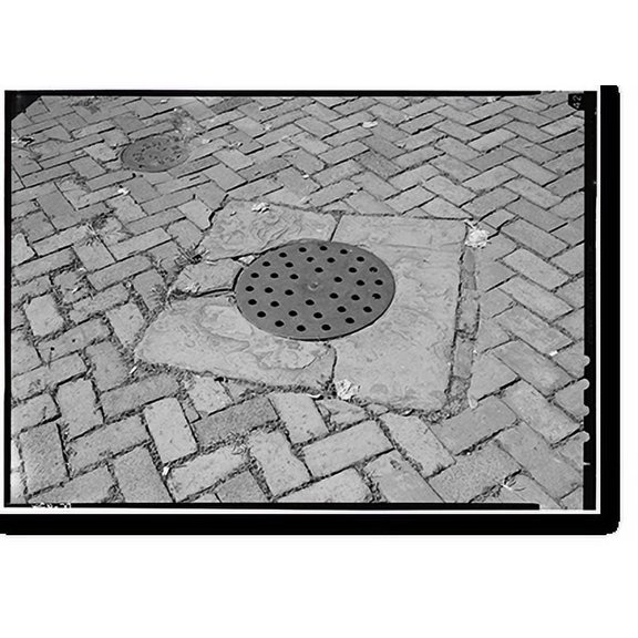 Historic Print, Georgetown Street Furniture, Georgetown Vicinity, Washington, District of Columbia, DC - 11, 16" x 20"