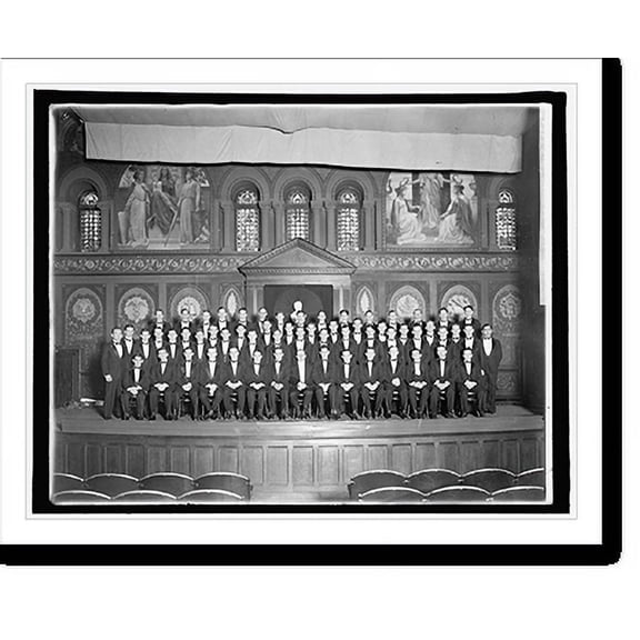 Historic Print, Georgetown U Glee Club, 16" x 20"