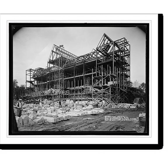 Historic Print, Georgetown University, [Washington, D.C.], White Gravenor bldg., Oct. 18, 1932 [Construc - 2, 16" x 20"
