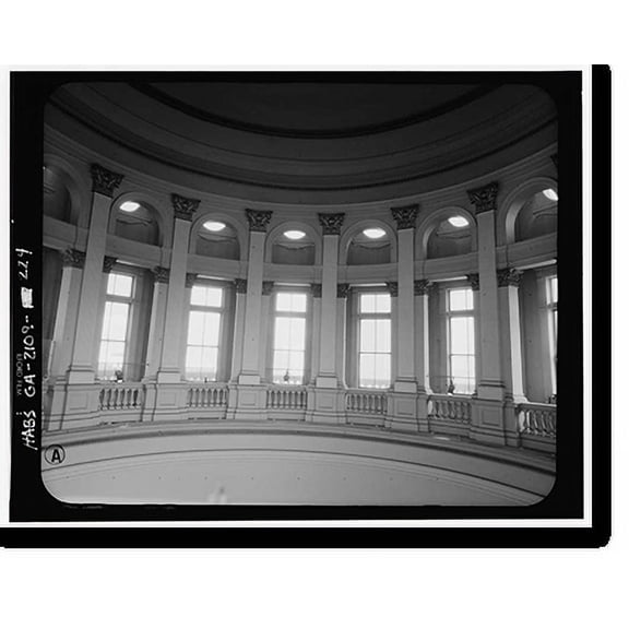 Historic Print, Georgia State Capitol, Capitol Square, Atlanta, Fulton County, GA - 211, 16" x 20"