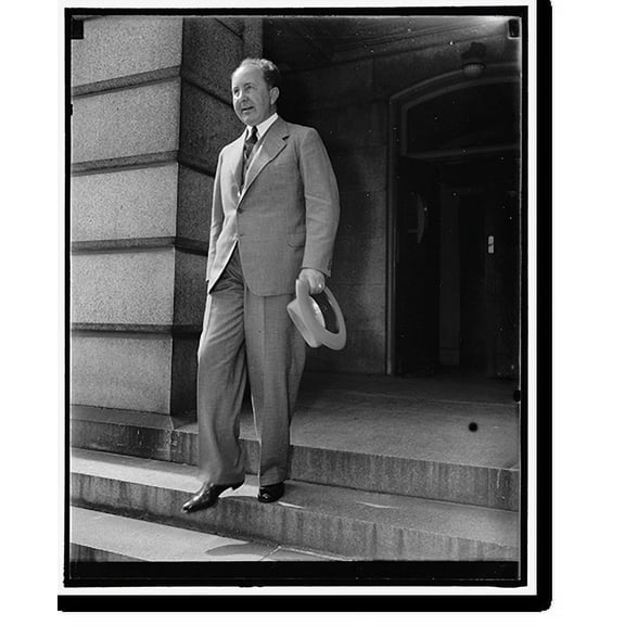 Historic Print, German Ambassador Washington, D.C., Oct. 1. A new informal picture of Dr. Hans Dieckhoff, German Ambassador to the United States, 10/1/38, 16" x 20"