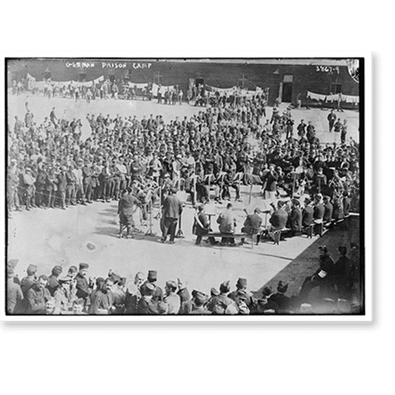 Historic Print, German Prison Camp - 2, 16" x 20"