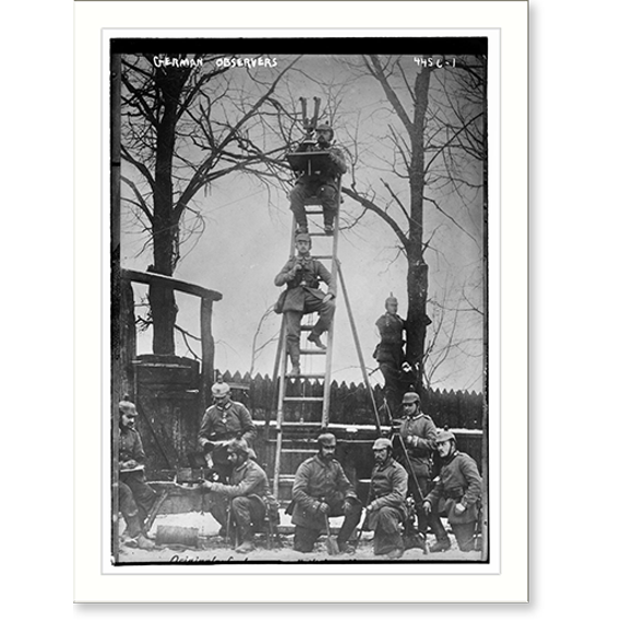 Historic Print, German observers, 18" x 24"