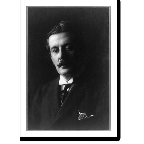 Historic Print, Giacomo Puccini, 1858-1924 - 2, 16" x 20"