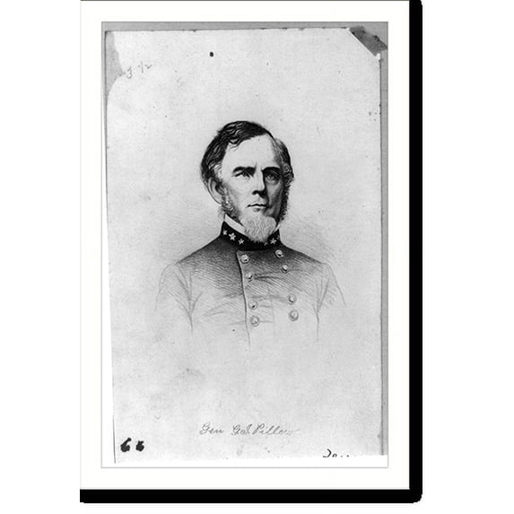 Historic Print, Gideon Johnson Pillow, 1806-1878, 16" x 20"