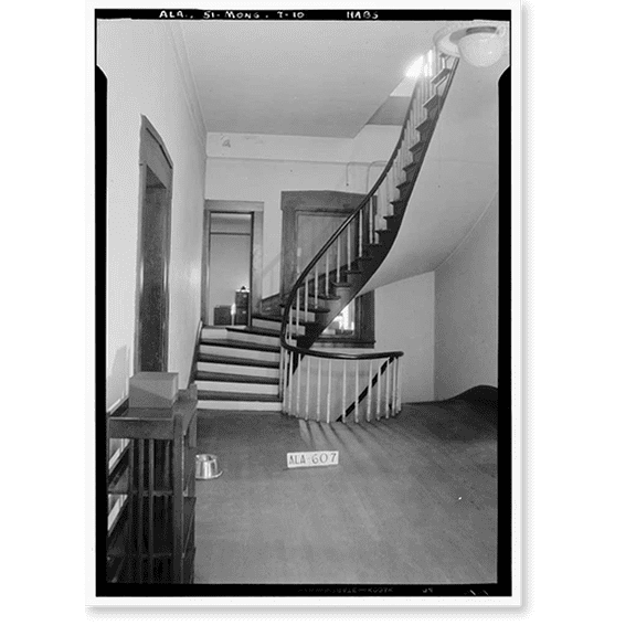 Historic Print, Gilmer-Shorter-Lomax House, 235 South Court Street, Montgomery, Montgomery County, AL - 10, 18" x 24"