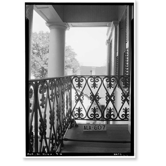 Historic Print, GilmerShorterLomax House, 235 South Court Street