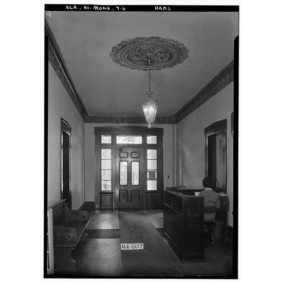 Historic Print, Gilmer-Shorter-Lomax House, 235 South Court Street, Montgomery, Montgomery County, AL - 6, 16" x 20"