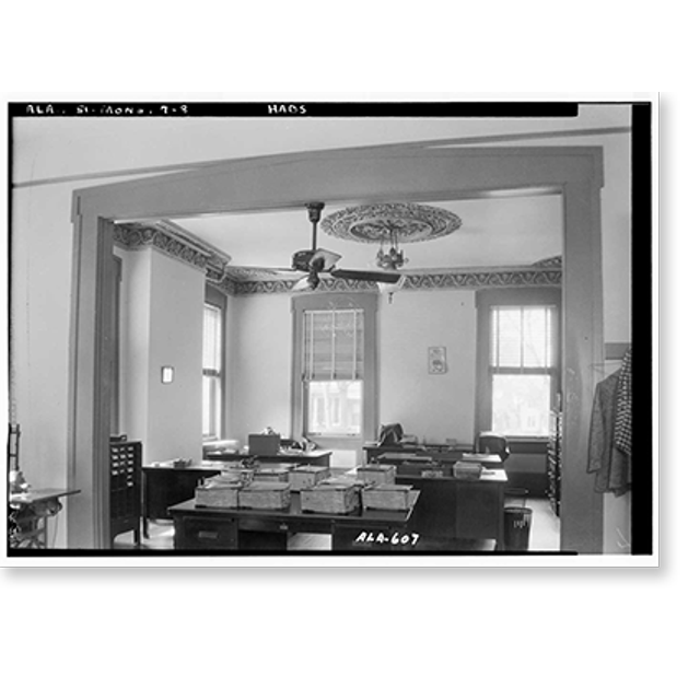 Historic Print, GilmerShorterLomax House, 235 South Court Street