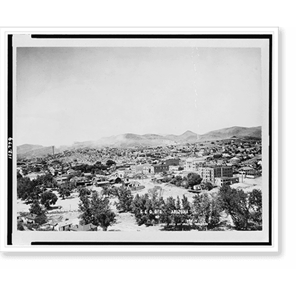 Historic Print, Globe, Arizona, 16" x 20"