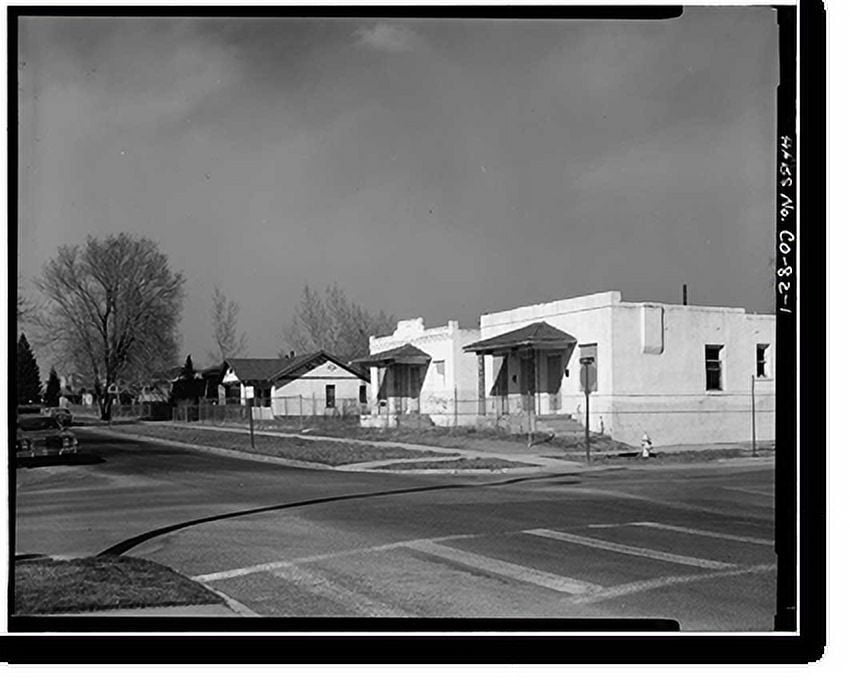 Historic Print, Golda Meir House, 16061608 Julian Street (moved to 1301 South Lipan, Denver