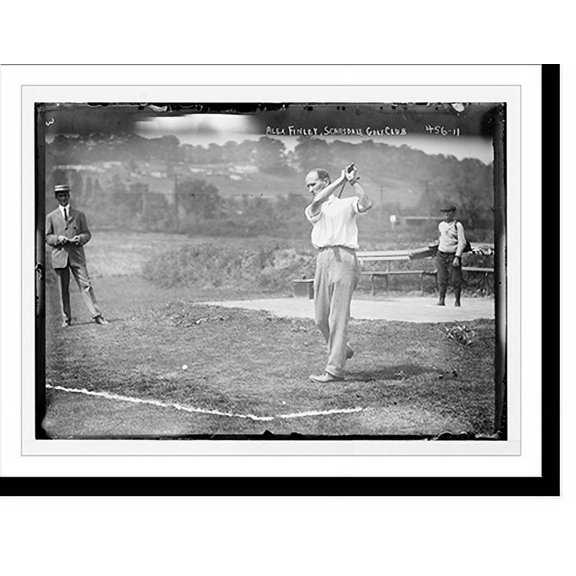 Historic Print, Golf match: Alex Finley, Scarsdale Golf Club, 18" x 24"