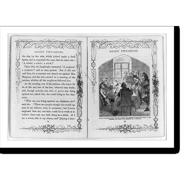 Historic Print, Goody TwoShoes. Illuminated with ten pictures (New York, H.W. Hewet) Complete