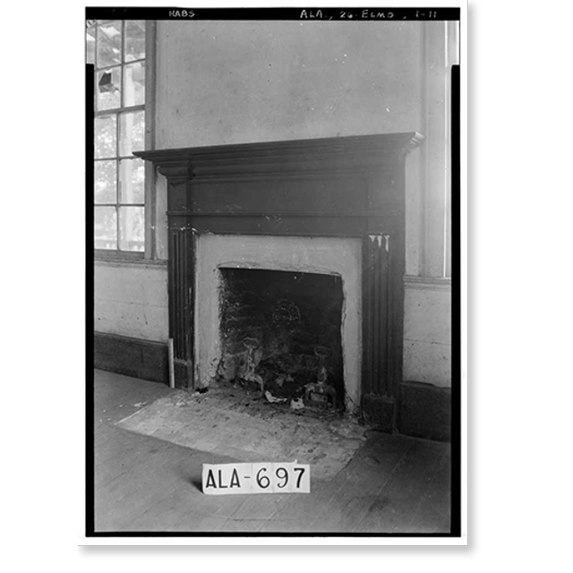 Historic Print, Governor Benjamin Fitzpatrick House, State Route 14