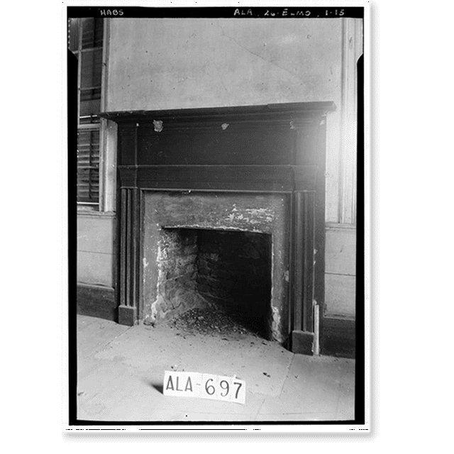 Historic Print, Governor Benjamin Fitzpatrick House, State Route 14