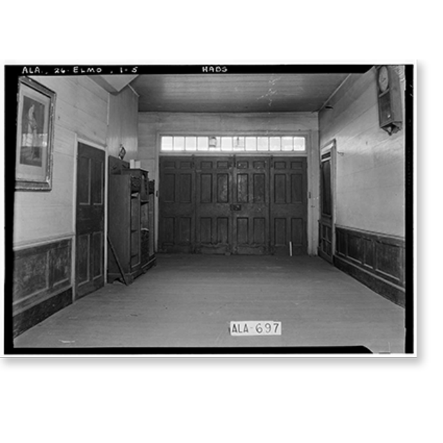 Historic Print, Governor Benjamin Fitzpatrick House, State Route 14