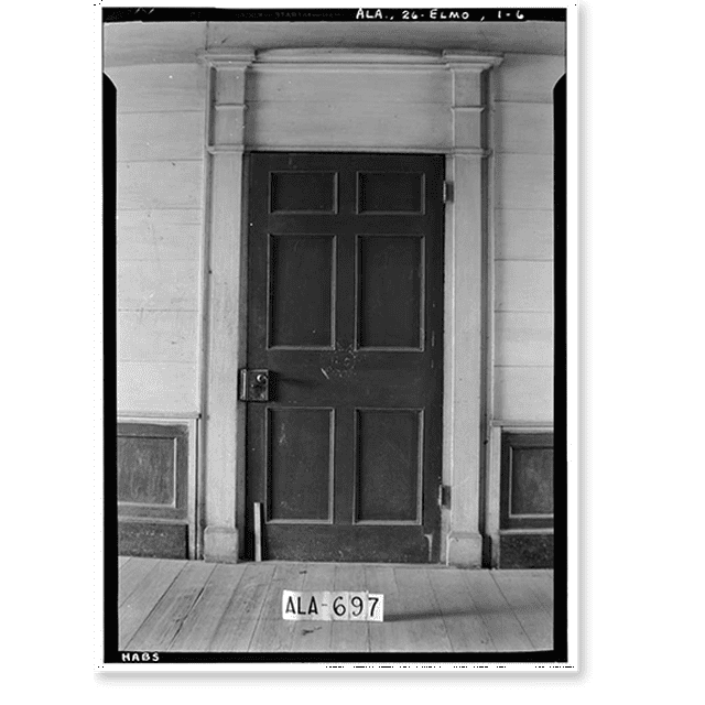 Historic Print, Governor Benjamin Fitzpatrick House, State Route 14