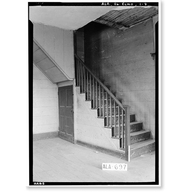 Historic Print, Governor Benjamin Fitzpatrick House, State Route 14