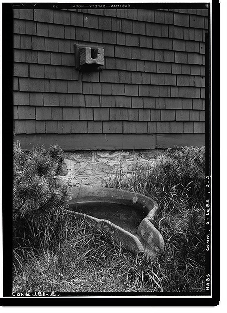 Historic Print, Governor Jonathan Trumbull War Office, Lebanon, New