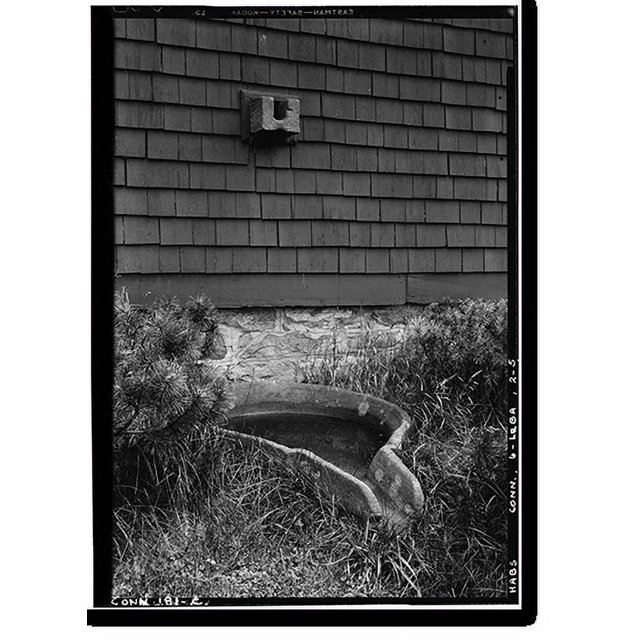 Historic Print, Governor Jonathan Trumbull War Office, Lebanon, New