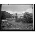 Historic Print, Governor's residence in the Botanical Gardens, Port of