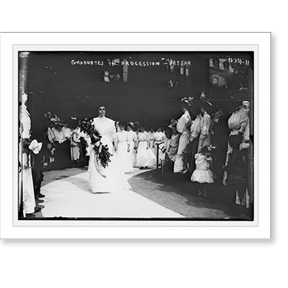 Historic Print, Graduates in Procession - Vassar, 16" x 20"