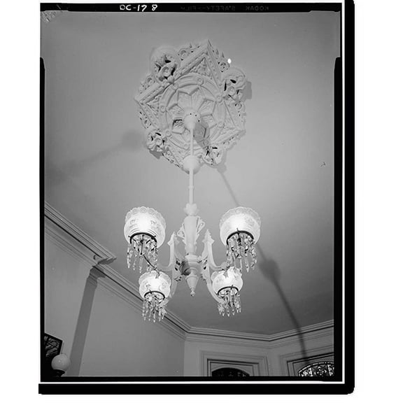 Historic Print, Grafton Tyler Double House, 1314 Thirtieth Street Northwest, Washington, District of Columbia, DC - 4, 16" x 20"