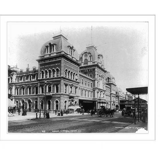 Historic Print, Grand Central Depot, New York City, 16" x 20"