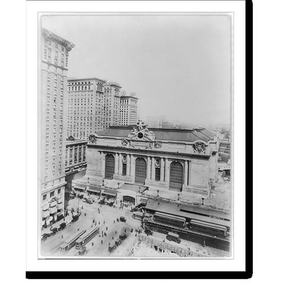 Historic Print, Grand Central Depot, Park Ave. and 42nd St., New York City, 18" x 24"