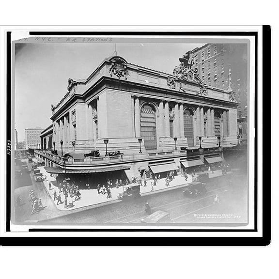 Historic Print, Grand Central Station, N.Y., 18" x 24"