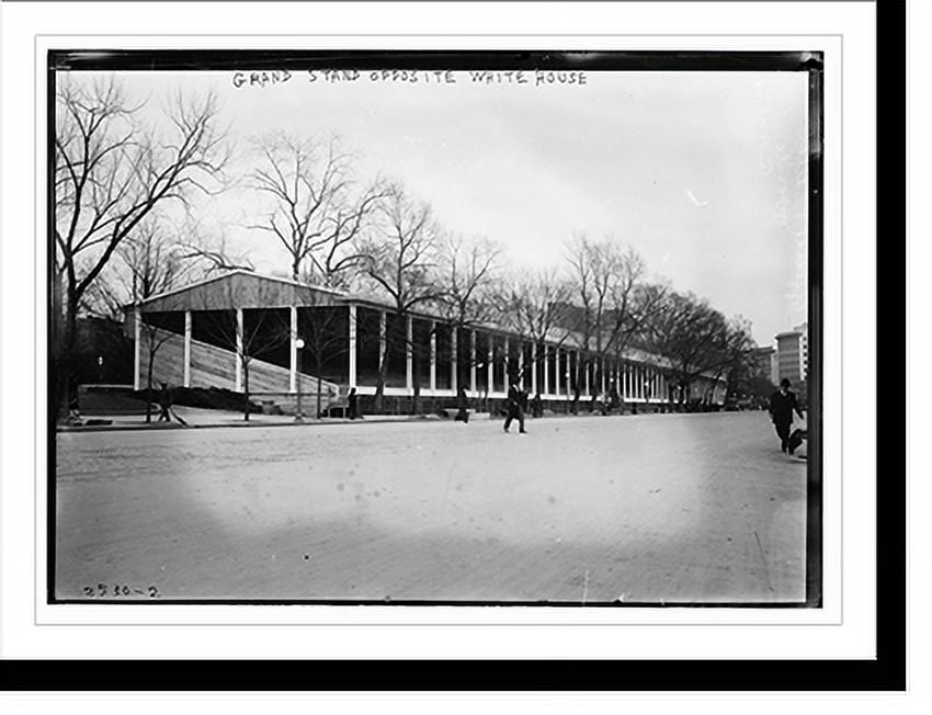 Historic Print, Grand Stand opp. White House, 16" x 20"