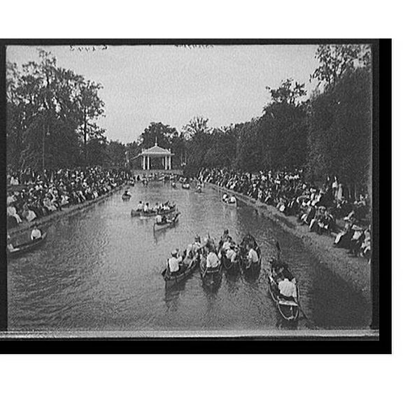 Historic Print, [Grand canal, Belle Isle Park, Detroit, Mich.] - 2, 16" x 20"