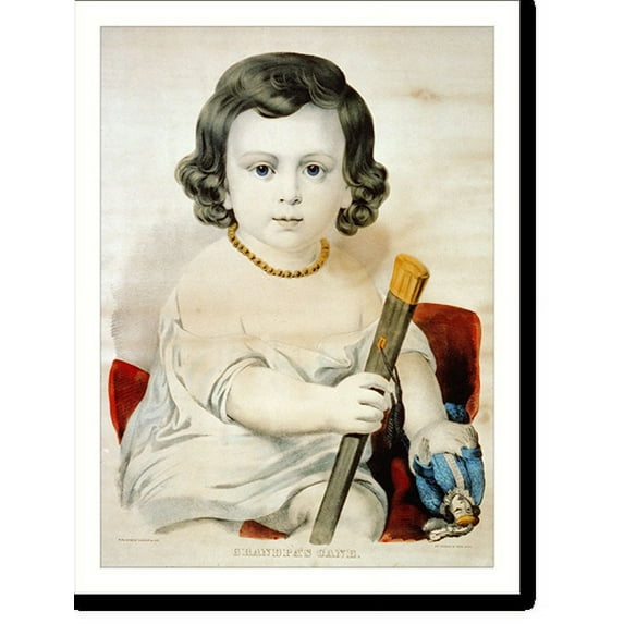 Historic Print, Grandpa's cane, 16" x 20"