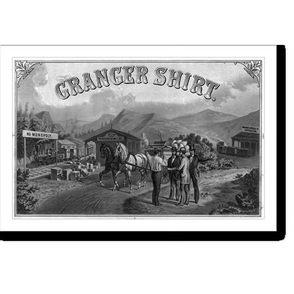 Historic Print, Granger shirt, 18" x 24"