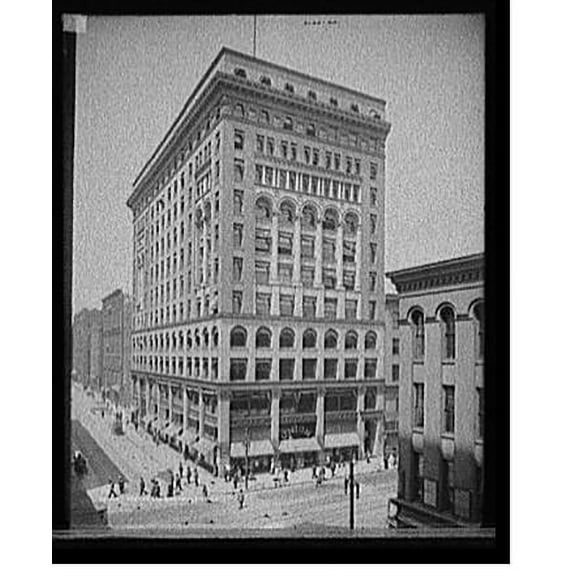 Historic Print, Granite Building, Rochester, N.Y., 16" x 20"