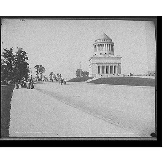 Historic Print, Grant's Tomb, Riverside Drive, New York - 2, 18" x 24"