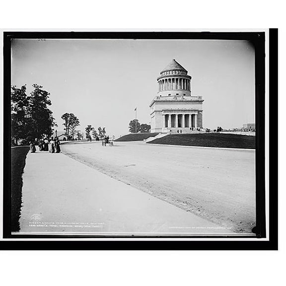 Historic Print, Grant's tomb, Riverside Drive, New York, 16" x 20"
