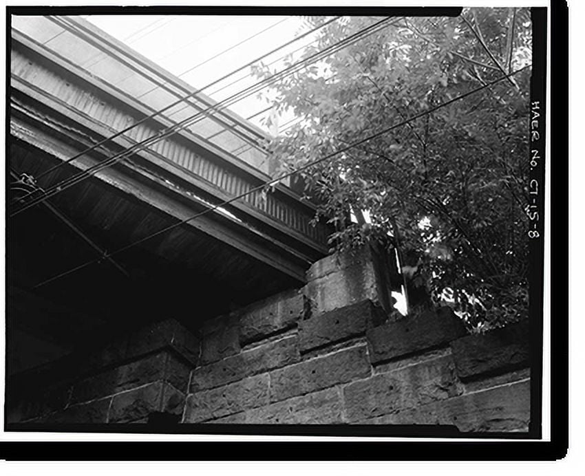 Historic Print, Grasmere Avenue Bridge, Spanning Railroad at Grasmere